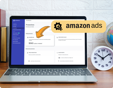 Amazon book listing and advertising performance overview
