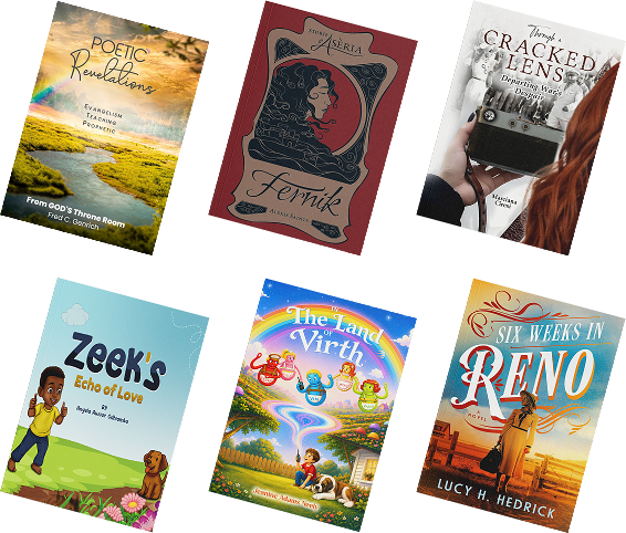 Illustrated children’s books arranged together