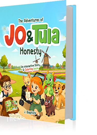 Illustrated children’s book created from a story idea