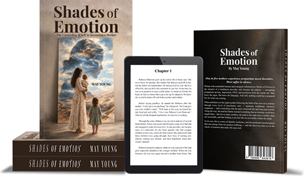eBook displayed on a tablet beside printed editions